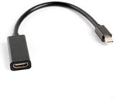 Lanberg - Lanberg mini Displayport male naar HDMI female verloopkabel 20 cm