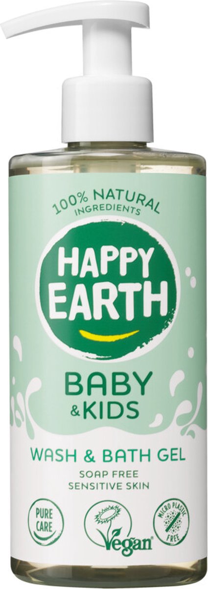 Goedkoopste Happy Earth Wasgel 100 Natuurlijk Baby & Kids 300 ml