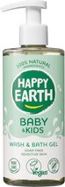 Happy Earth Wasgel 100% Natuurlijk Baby & Kids 300 ml