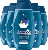 Schwarzkopf Shampooing Kids Myrtille 6x250ml, pour enfants