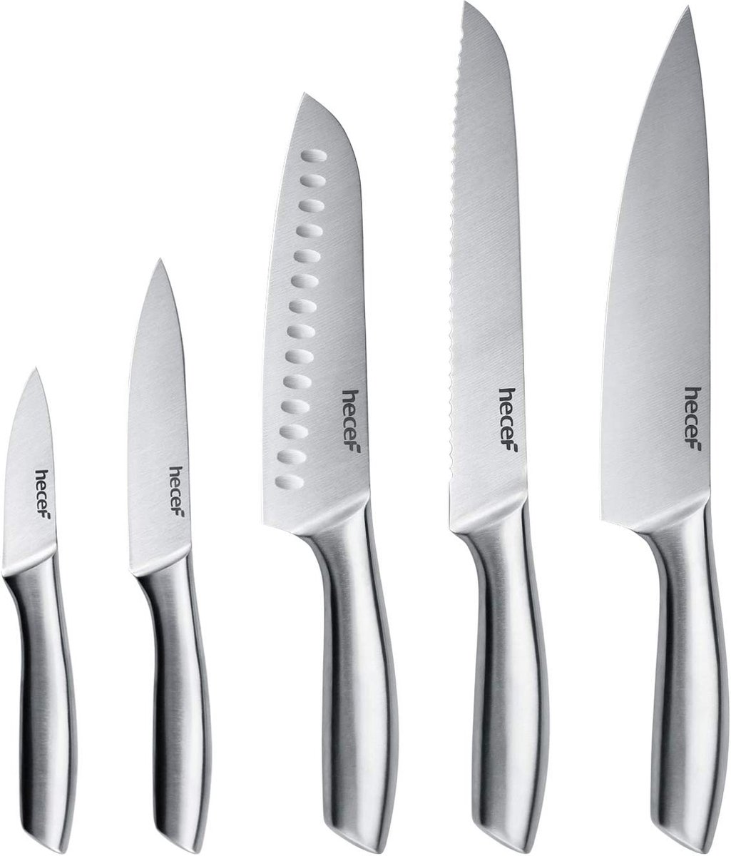Set de 3 couteaux chef + utilitaire + éplucheur Damascus - SAMURA