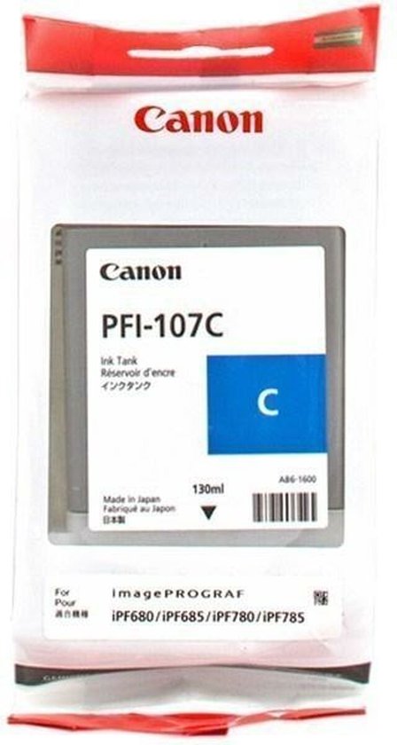 Canon Inktcartridge canon pfi-107 blauw