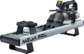 Fluid Rower Mega Pro XL - Opklapbaar - Roeimachine met 10 weerstanden - Roeiapparaat voor thuis - Bluetooth - Verstelbaar - Water weerstand - Inclusief hartslagfunctie