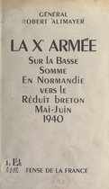 La Xe armée sur la Basse-Somme, en Normandie et vers le réduit breton