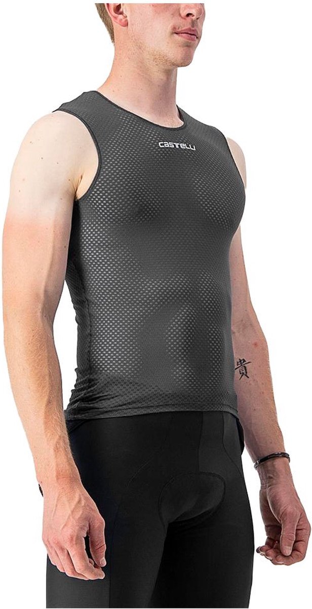 Castelli Pro Mesh 2.0 Mouwloos Basislaag Zwart L Man