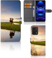 Smartphone Hoesje Xiaomi Redmi Note 12 5G | Poco X5 Flip Case Koe