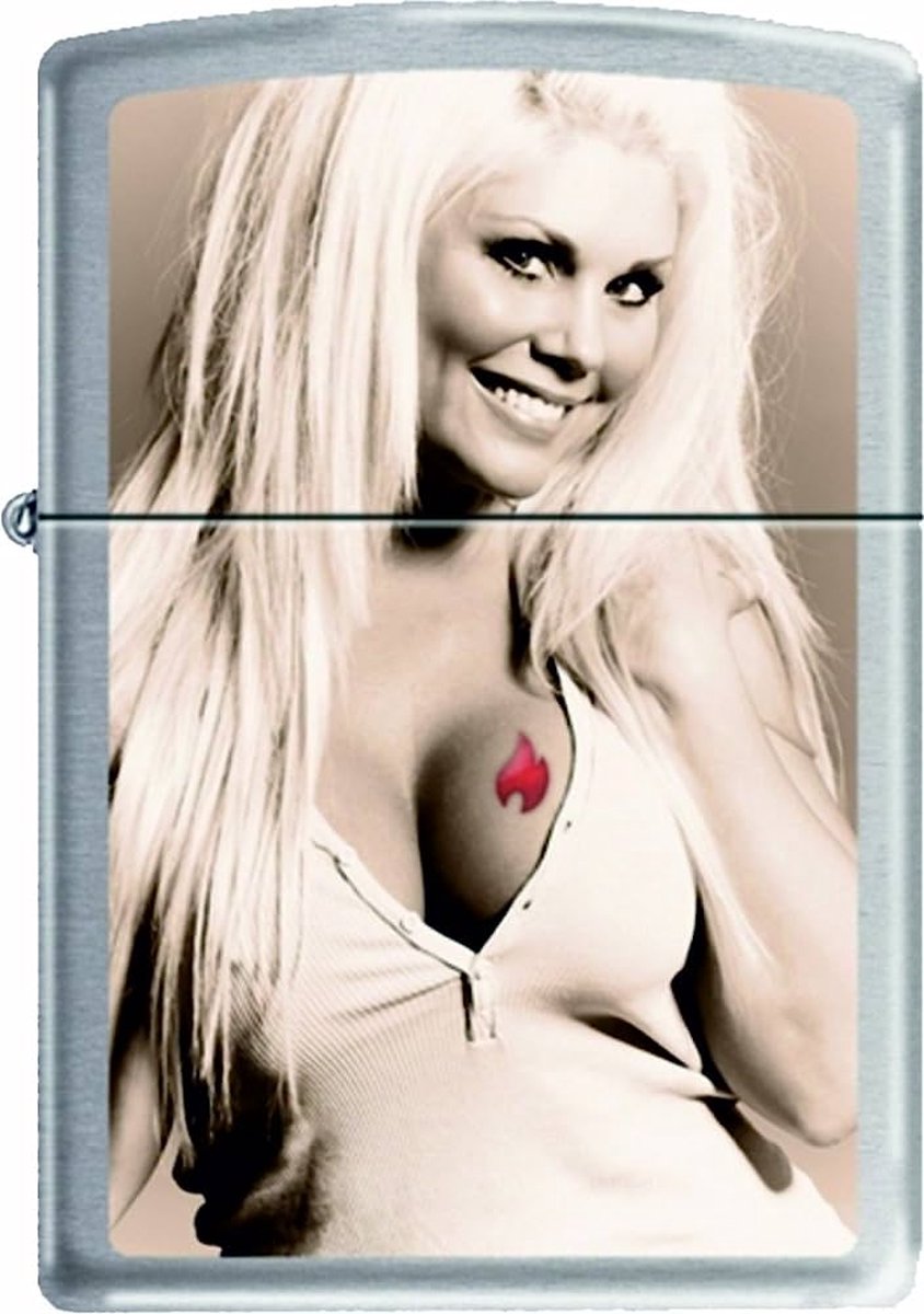 Goedkoopste Zippo aansteker sexy retro blond