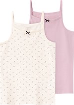 NAME IT NKFSTRAP TOP 2P BUTTERCREAM FLORAL NOOS Meisjes Ondergoed - Maat 146/152