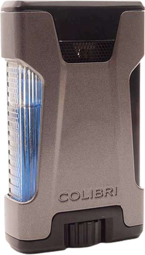 Briquet Colibri Double Jetflame Rebel Gunmetal