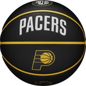 Wilson NBA Team City Collector Indiana Pacers Ball WZ4016412ID, Unisex, Zwart, basketbal, maat: 7