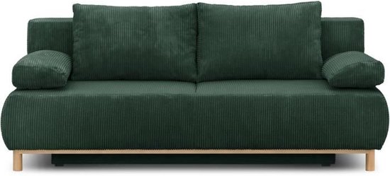 3 -Seater Mika Convertible Bench - Forest Green Velvet - Opbergdoos - L 192 x H 84 x D 93 cm