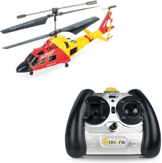 Mondo Motors - Hélicoptère télécommandé - UltraDrone H22 Rescue - Longueur  22 cm