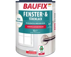 BAUFIX Kozijnen- en Deurenlak zijdeglans wit 1 Liter