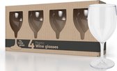 MyDrinkglass Wijnglazen Lissabon | Plastic Wijnglazen | 4 Stuks | Wijnglazen Witte Wijn | Wijnglazen Rood | Wijnglazen Set | Camping Glazen | Zero Waste | Herbruikbaar | Onbreekbaar Wijnglas | 270 ml |