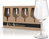 MyDrinkglass Plastic Wijnglazen Transparant | Set van 2 Stuks | Herbruikbaar | Kunststof Glazen voor Witte of Rode Wijn | Onbreekbaar Wijnglas geschikt voor de camping | 470 ml
