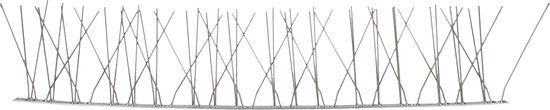 Épingles à pigeons - Épingles à oiseaux - Répulsif à pigeons - Protection des oiseaux - 50 cm - 78 épingles - acier inoxydable