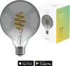 Hombli Smart Filament Bulb - E27 G95 - Smokey - Globe - Warm wit licht - Koel wit licht - Vintage look - Wifi - 1 Stuk