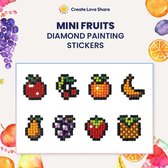 Diamond painting - Stickers om zelf te beplakken - Fruit