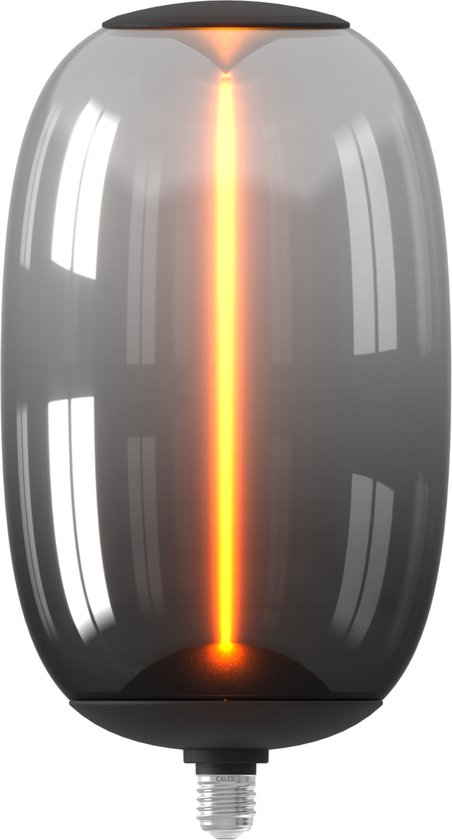 Lampe LED Calex Magneto Asarna - Source de Lumière à Filament Magnétique - Titane - E27 - 4W - Dimmable