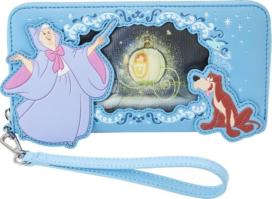 Disney Loungefly Wallet Cinderella Écran Lenticulaire