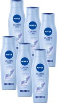 NIVEA Classic Mild Care Shampoo - 6 x 250 ml - Pack économique