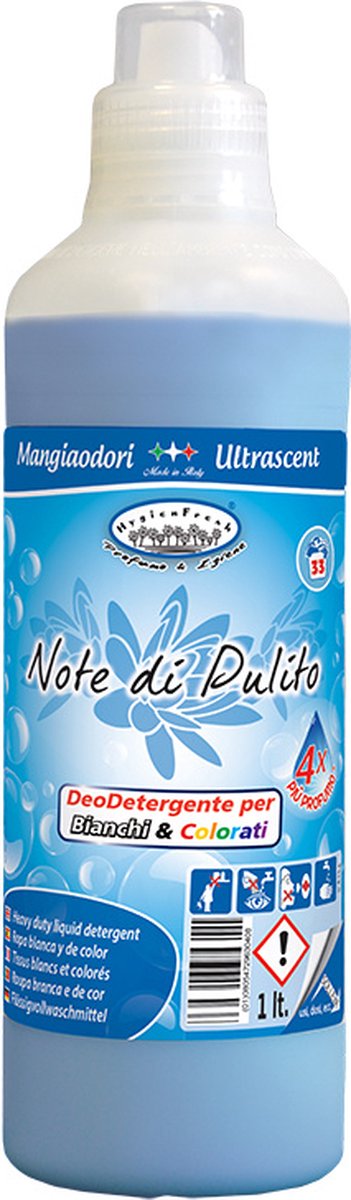 HygienFresh Note di Pulito wasmiddel (1 liter)