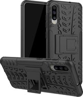 Coverup Rugged Kickstand Back Cover - Geschikt voor Samsung Galaxy A70 Hoesje - Zwart
