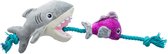 Hondenspeeltjes - Hondenspeelgoed - Hondenspeelgoed kopen - Speelgoed hond - Hondenspeeltjes - Hondenspeelgoed met geluid - hondenspeelgoed met pieper - Hondenspeeltjes online - Speelgoed hond kopen - Petshop by Fringe studio - 314289 - Shark bait