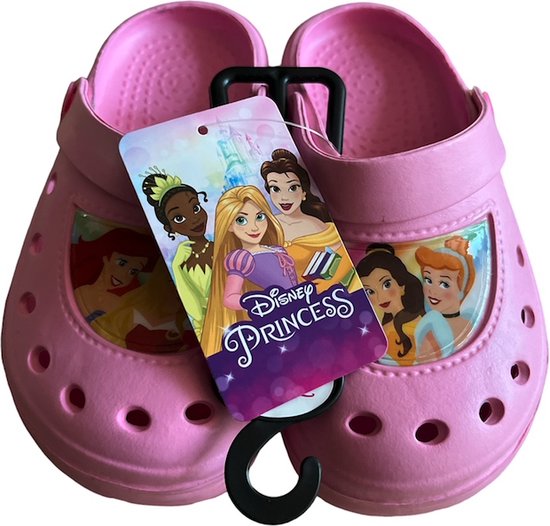 Disney Princess clogs / strandschoenen, roze, maat 28/29
