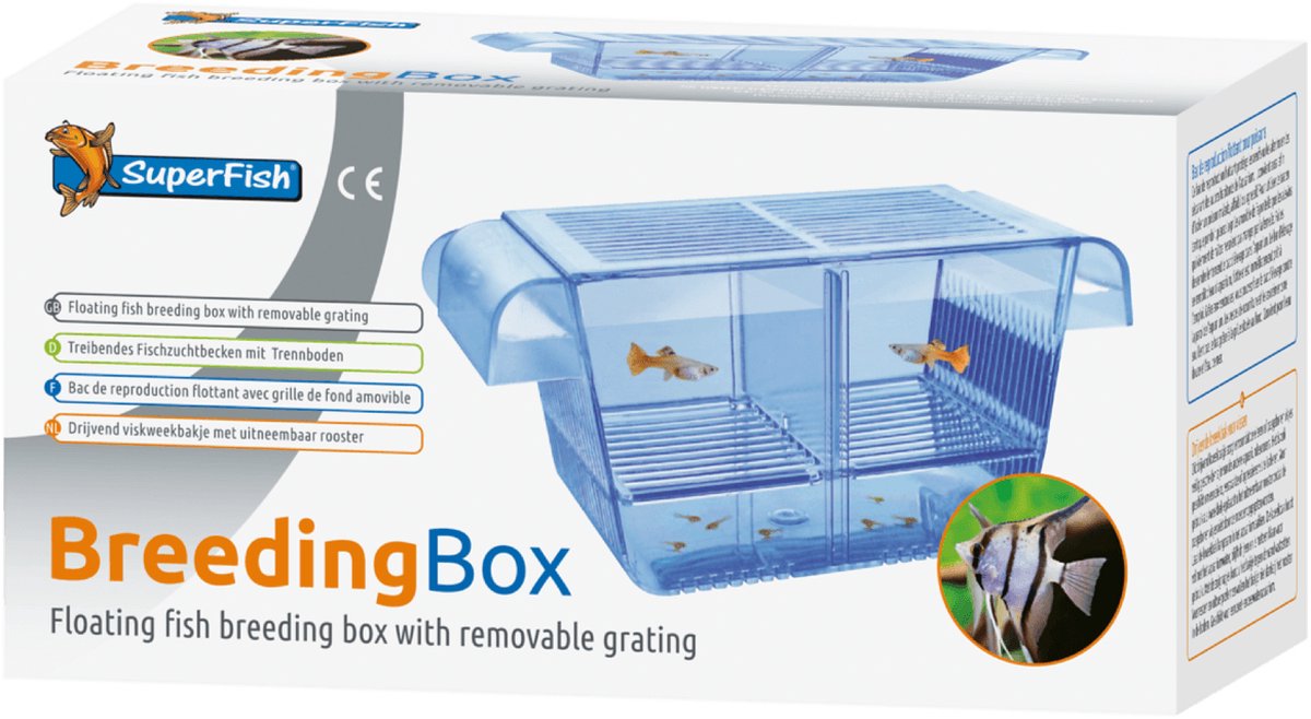 SuperFish Floating Breeding Box Opkweekbak - 17x8,5x8,5 cm - 1,2L - SuperFish