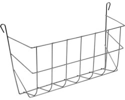 Ruifje metaal 30x10,5x19cm - konijnen ruifje - knaagdier hooiruifje