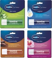 Vaseline lippenstift Transparant Crème 4.8g Lip Therapy 4 x