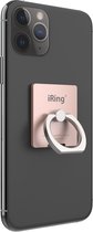 iRing Link Hook set - Telefoon Ring - Telefoonhouder Auto - Hook® Muurbeugel - Telefoon Standaard - Universeel - Rosé Goud