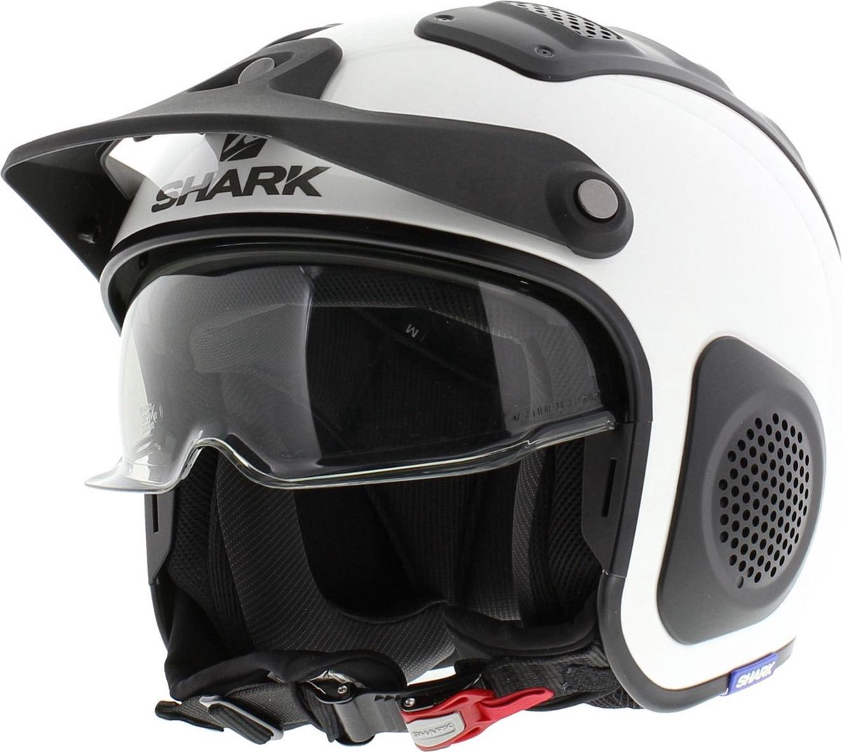 Shark X-Drak Trial helm glans wit XS - Motorhelm Scooterhelm – foto 6