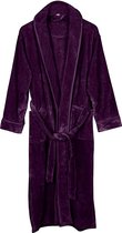 Badjas fleece maat - XL - kleur – paars - dames