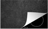 KitchenYeah® Inductie beschermer 80.2x52.2 cm - Leer - Bruin - Structuur - Design - Lederlook - Kookplaataccessoires - Afdekplaat voor kookplaat - Inductiebeschermer - Inductiemat - Inductieplaat mat