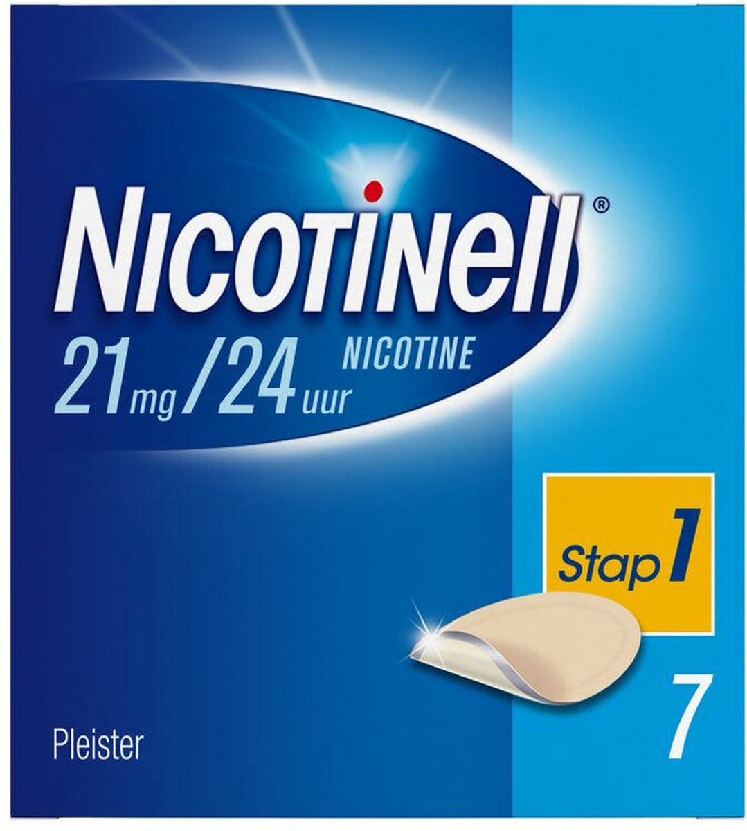 Goedkoopste Nicotinell Nicotinepleisters 21mg - 1 x 7 stuks