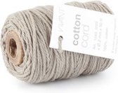 Cotton Cord / Katoen touw 50 meter grijs ø2mm