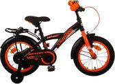 Vélo pour enfants Volare Thombike - Garçons - 14 pouces - Zwart Oranje