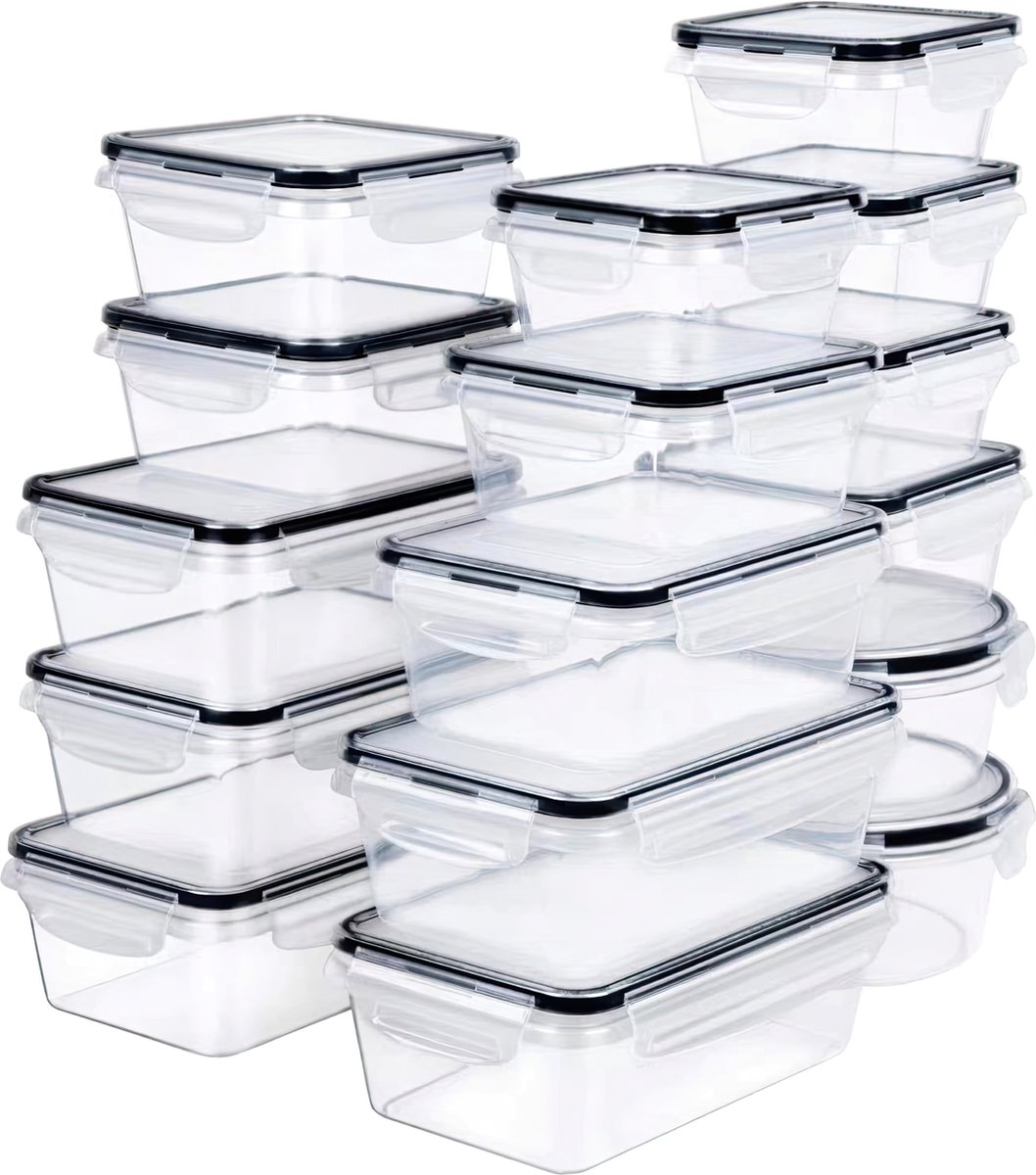 Vivid Green Meal Prep Bakjes Vershoudbakjes Set Diepvriesbakjes 