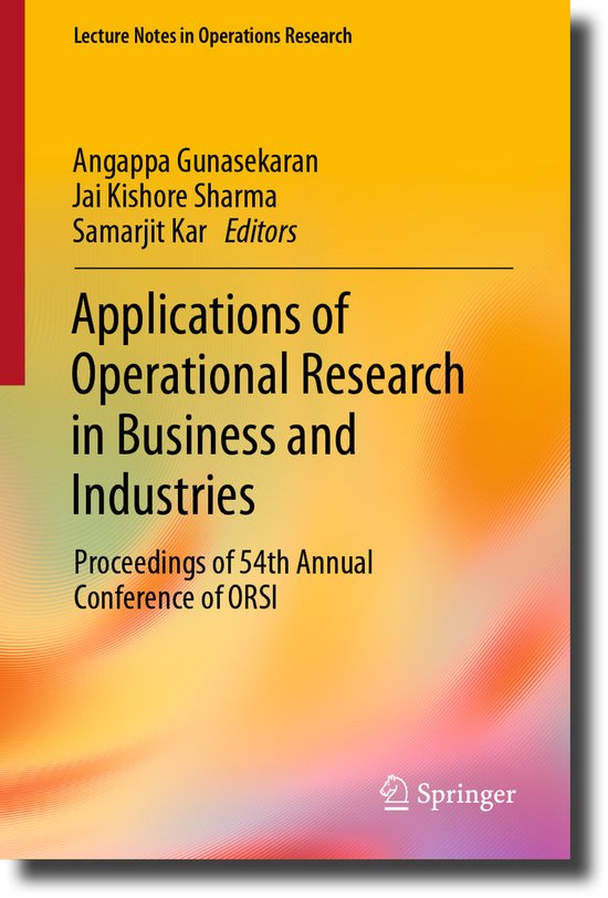 Lecture Notes in Operations Research- Applications of Operat ... - cover