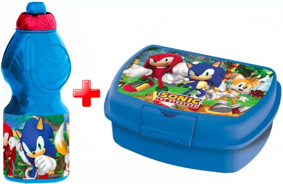 Foto: Sonic the hedgehog brooddoos broodtrommel drinkfles 400 ml