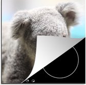 KitchenYeah® Inductie beschermer 78x78 cm - Koala - Portret - Dier - Kinderen - Jongens - Meiden - Kookplaataccessoires - Afdekplaat voor kookplaat - Inductiebeschermer - Inductiemat - Inductieplaat mat