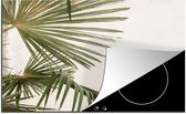 KitchenYeah® Inductie beschermer 76x51.5 cm - Palmbladeren - Groen - Natuur - Kookplaataccessoires - Afdekplaat voor kookplaat - Inductiebeschermer - Inductiemat - Inductieplaat mat