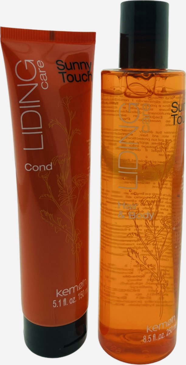 Kemon Liding Sunny Touch set Shampoo en Conditioner Sun