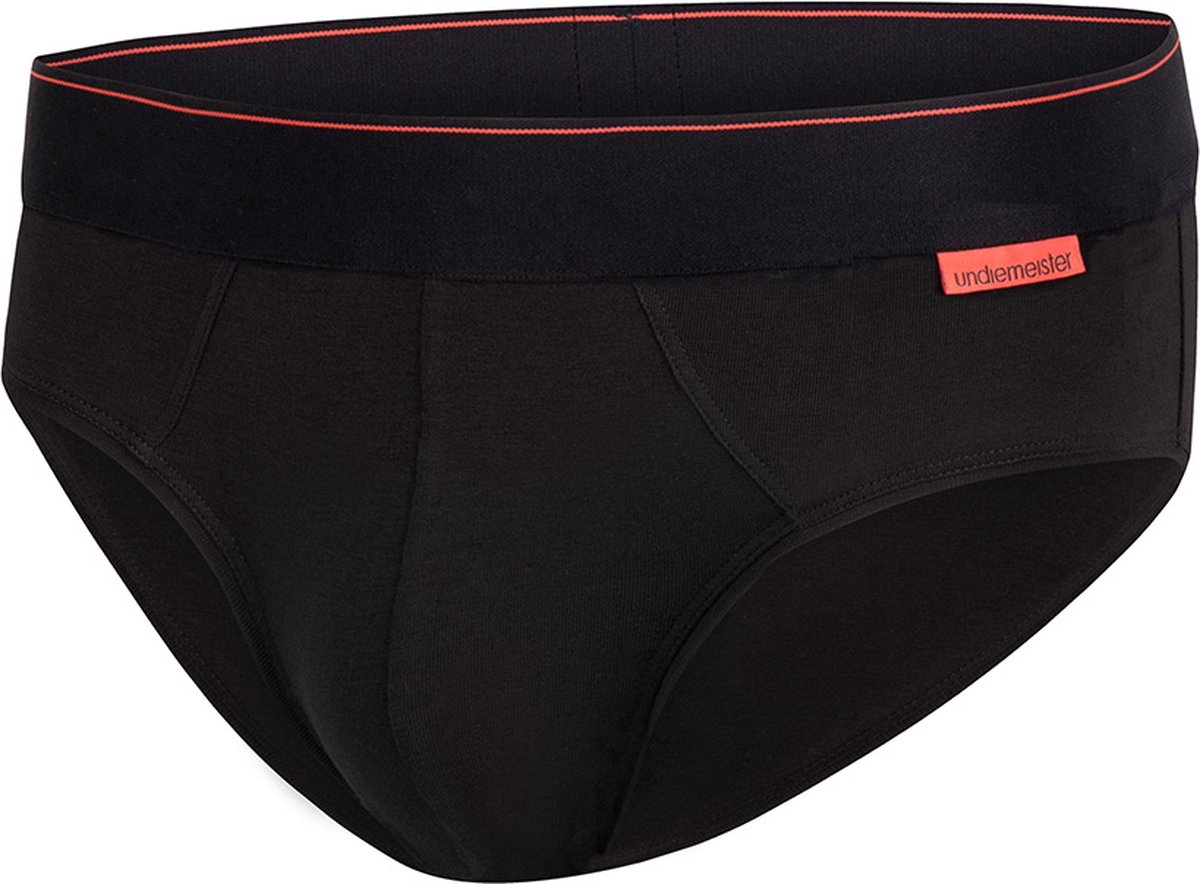 Undiemeister Zwarte Slip Volcano Ash Premium Heren Ondergoed Zijdezacht Luxe. bol