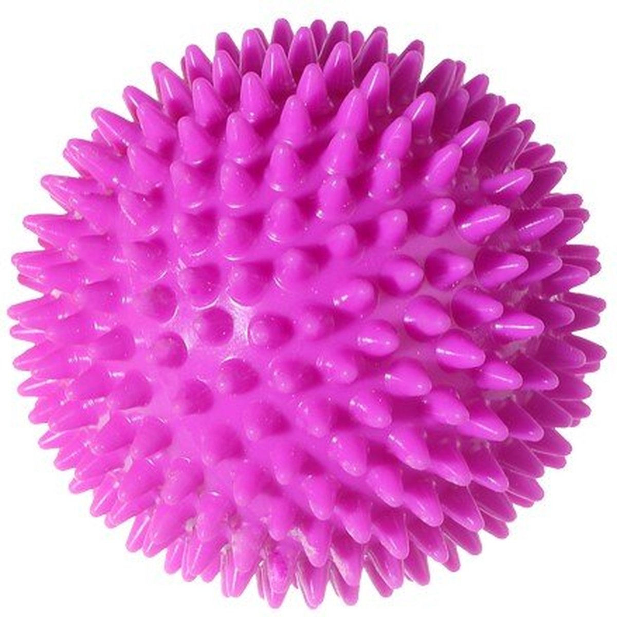 Nobleza Egelbal - Speelbal hond - Stekelbal hond - Piepspeelgoed - Diameter 7cm - Massagebal - Vinyl - Paars