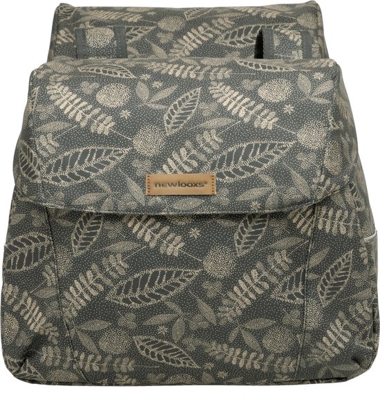 New Looxs Forest Joli Dubbele Fietstas - 37 liter - Antraciet
