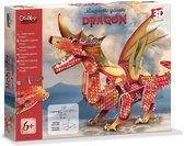 Dragon 3D - Knutselpakket - 50 cm - Knutseldoos - Bouwset
