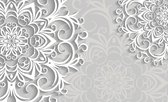 Snowflake Flower Abstract Photo Wallcovering